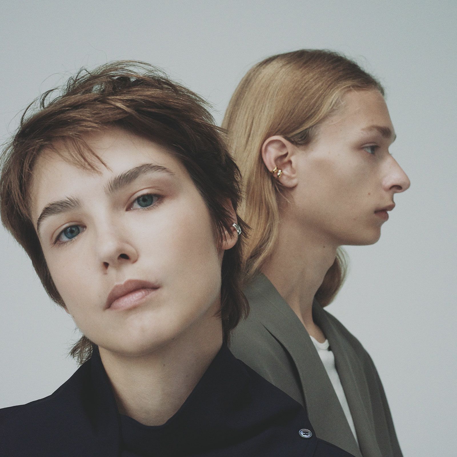 【残り一点】Crockery Ring Ear Cuff_L(SILVER)