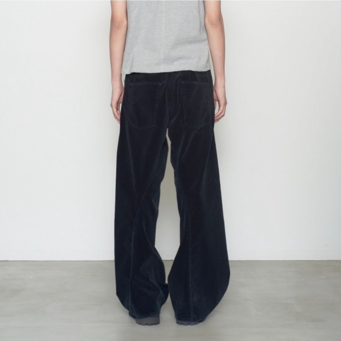 【残り一点】3D Twisted Wide Leg 5P Pants