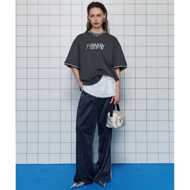 【残り一点】Fringe Embroidery Big Ringer T-shirt
