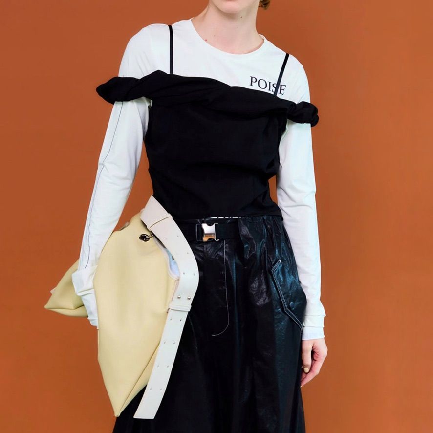 【残り一点】スクエアトートバッグ