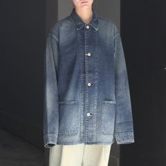 【残り一点】Navy Denim Chore Jacket