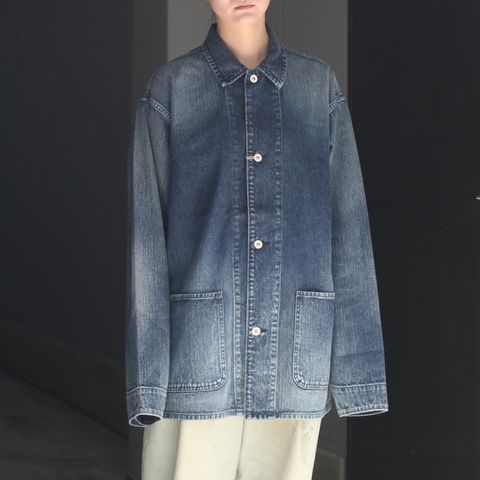 【残り一点】Navy Denim Chore Jacket
