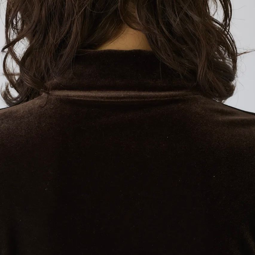 【残り一点】Velour Shirt Dress