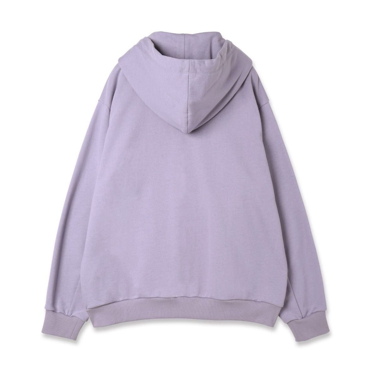 【残り一点】French Terry Embroidery Patch Zip Up Hoodie