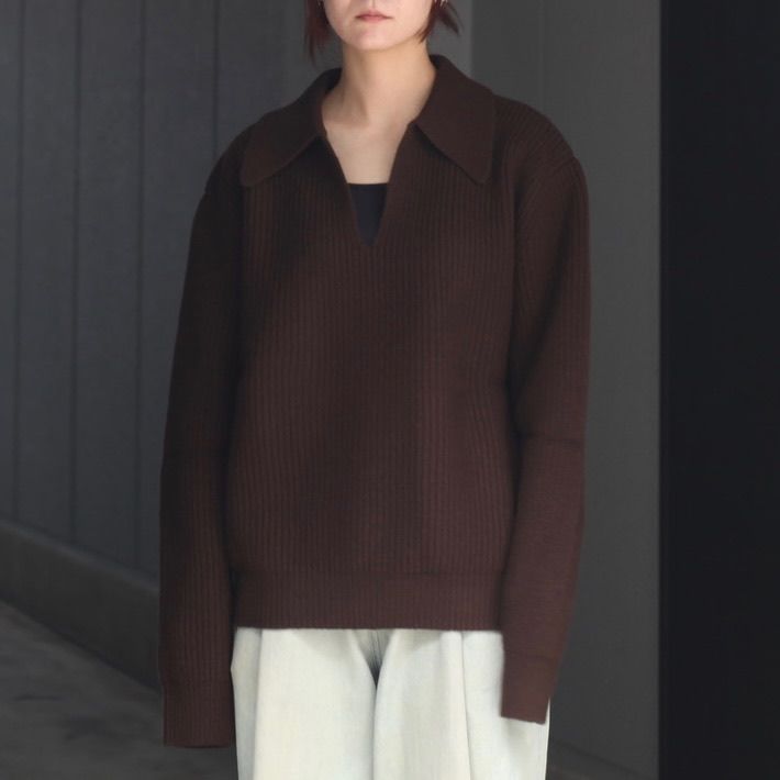 【残り一点】Rib Skipper Sweater