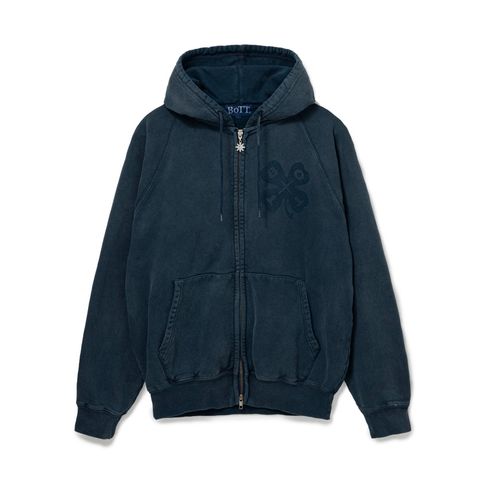 【残り一点】Washed Luckey Logo Zip Hoodie