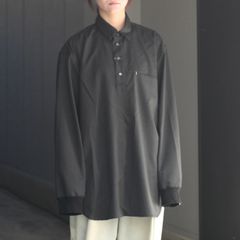 【残り一点】ウォッシャブルツイルプルオーバーシャツ
