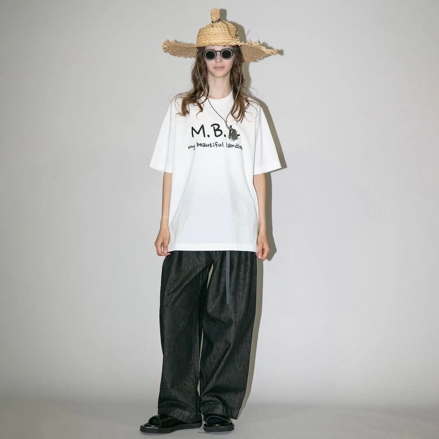 【残り一点】12.5OZワイドデニムパンツ(NO PRINT_ONE WASH)