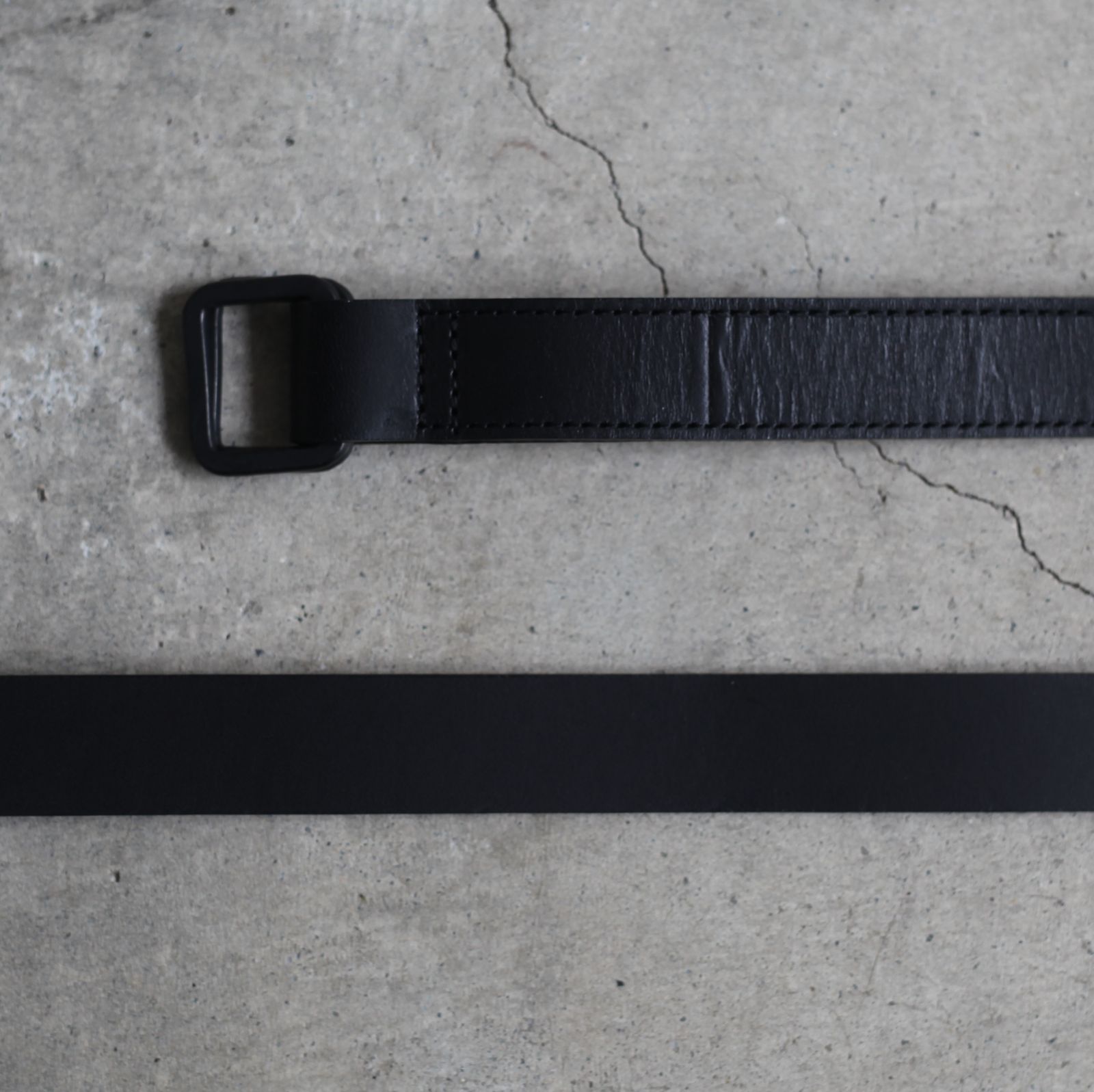 stein - 【残り一点】Leather Belt(RECTANGLE BUCKLES) | ACRMTSM 