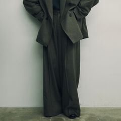 【残り一点】Wool Doeskin Extra Wide Trousers