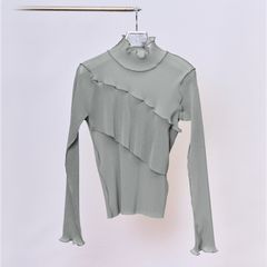 【残り一点】Sheer Long Sleeve High Neck Top