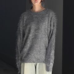 【残り一点】Cashmere Shaggy Knit Crew Neck LS