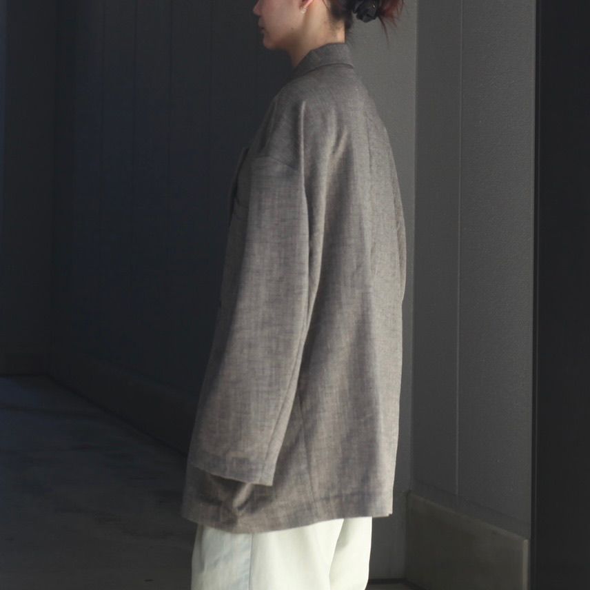 【残り一点】ダブルテーラードジャケット(POLYESTER/RAYON)