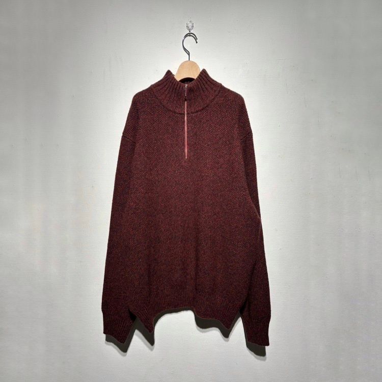 【残り一点】Wool Kanoko Half Zip P/O