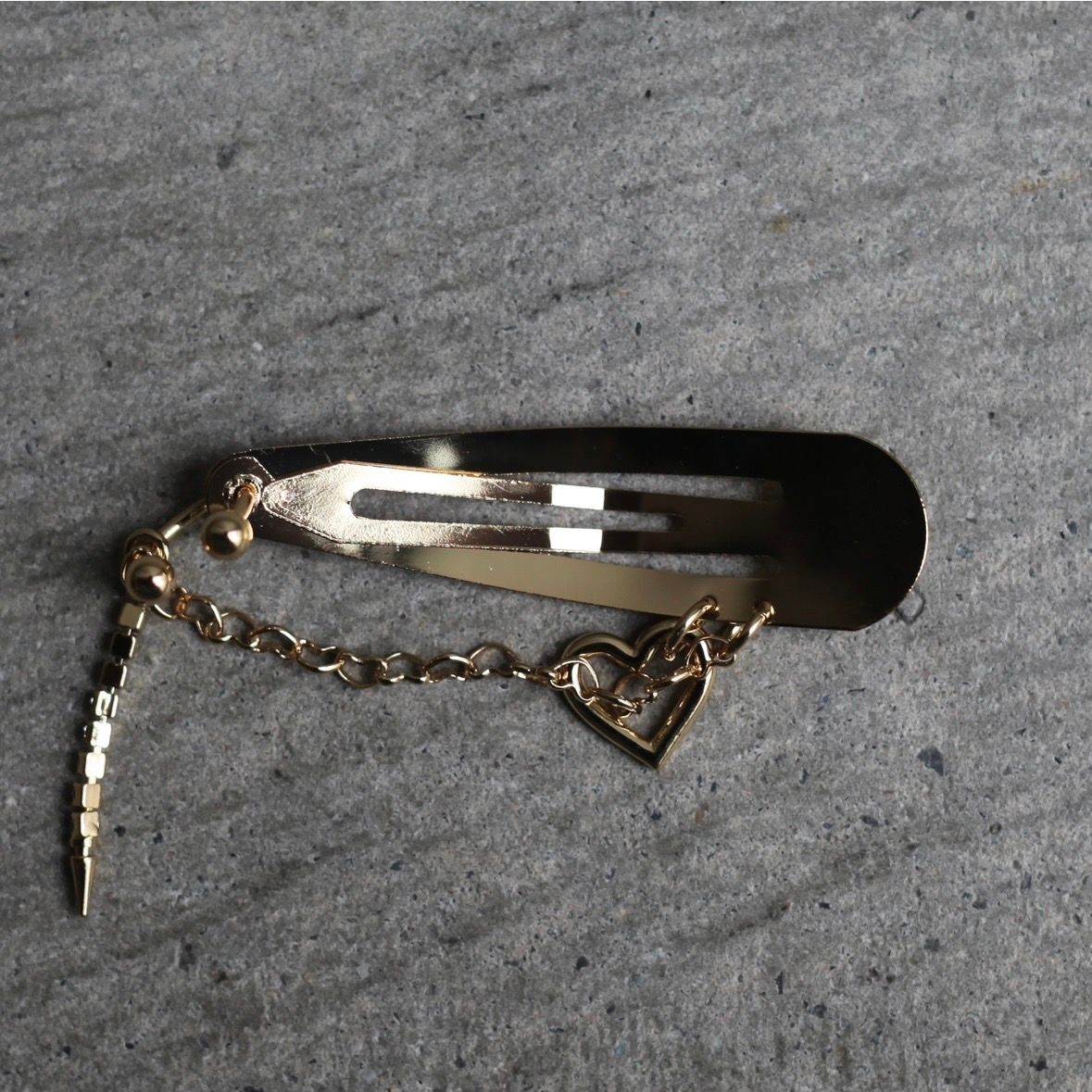 【残り一点】Oval Hair Clip(GOLD)