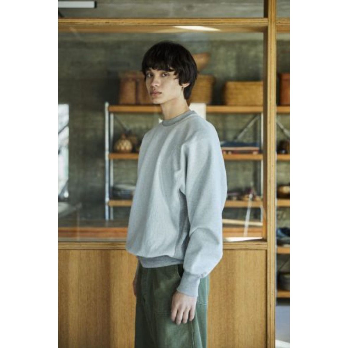 【残り一点】Heavy Weight Vintage Crew Neck Sweat Shirt