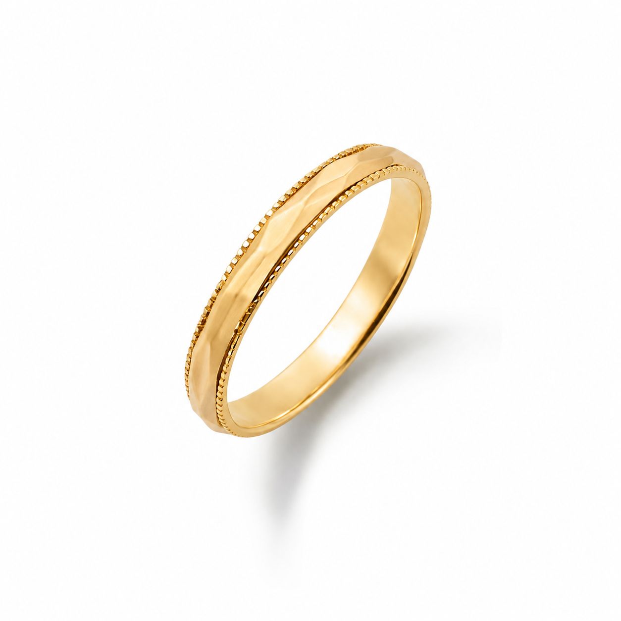 【お取り寄せ注文可能】Grain Crack Ring(K18 YELLOW GOLD)