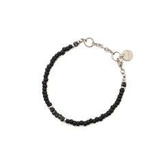 【残り一点】ビーズブレスレット_C(BLACK)