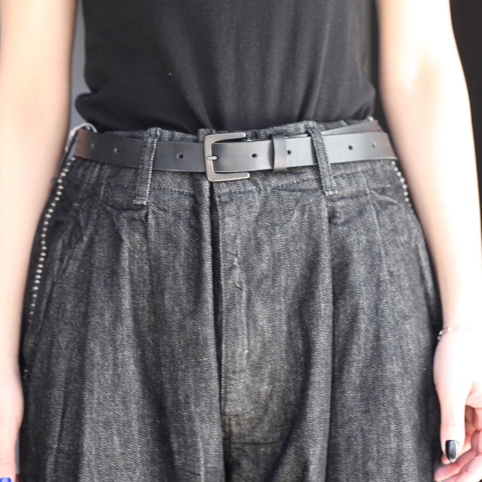 【残り一点】12.5OZワイドデニムパンツ(PRINTED_ONE WASH)