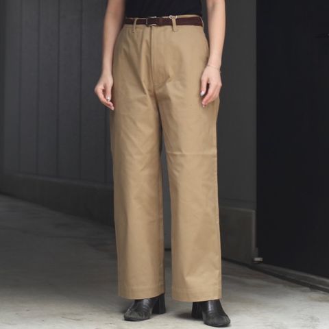 【残りわずか】No Tuck Chino Trousers