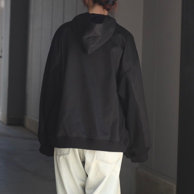 【残り一点】T/Cツイルドッキングハーフジップパーカー
