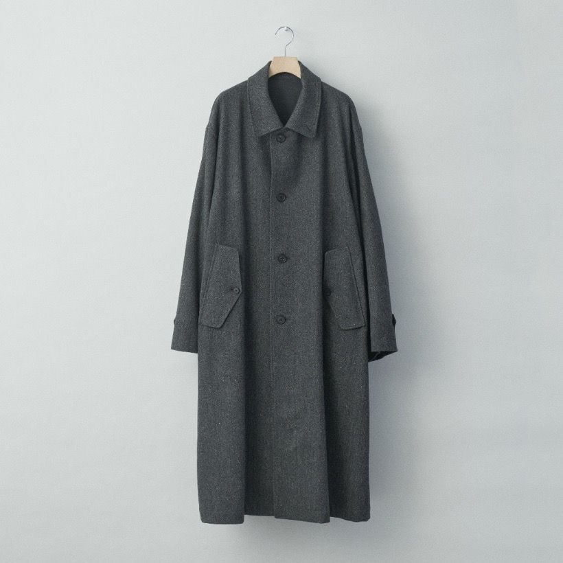 stein - 【残りわずか】Inverted Pleats Balmacaan Coat | ACRMTSM