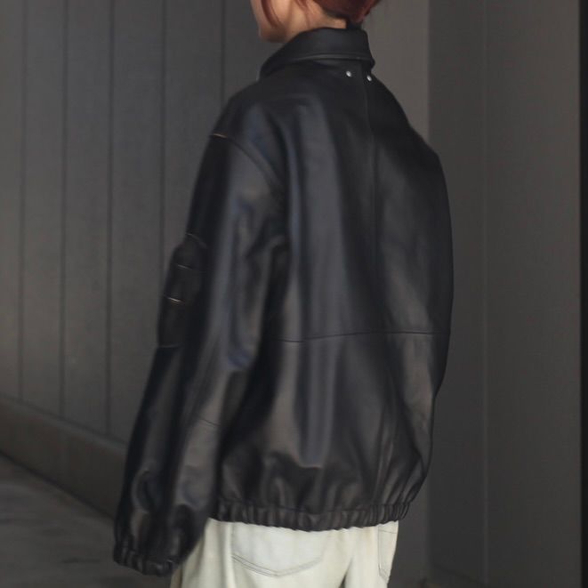 【残りわずか】Sheep Leather Flight Jacket