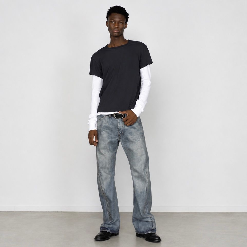 【残り一点】Panneld Half Sleeve T-Shirt