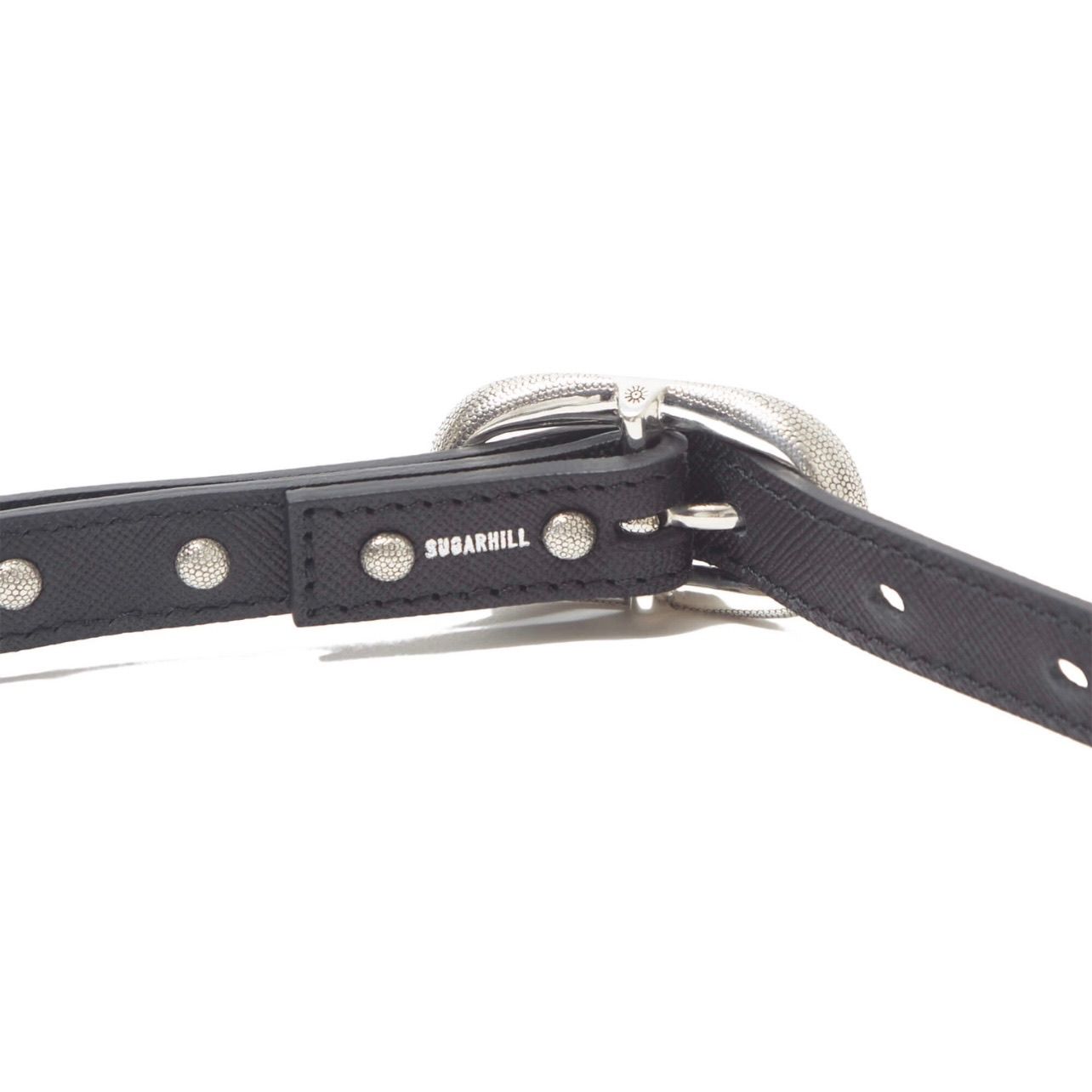 SUGARHILL - 【残り一点】Oval Buckle Studed Belt(SILVER) | ACRMTSM ONLINE STORE