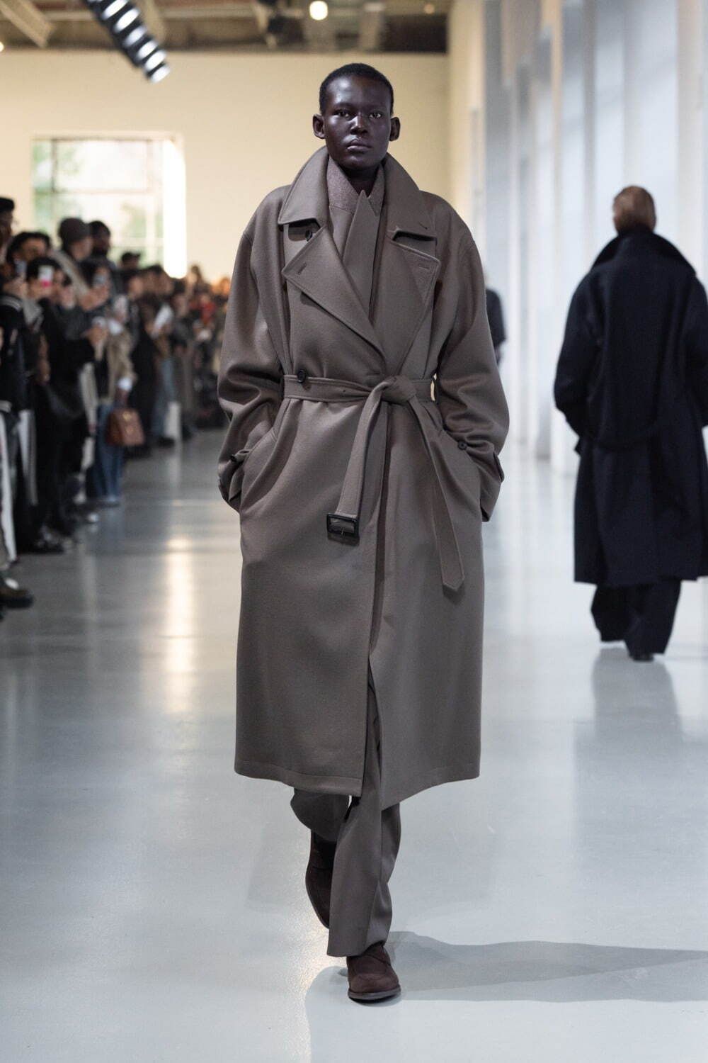 ssstein - 【残りわずか】Oversized Double Breasted Coat(WOOL