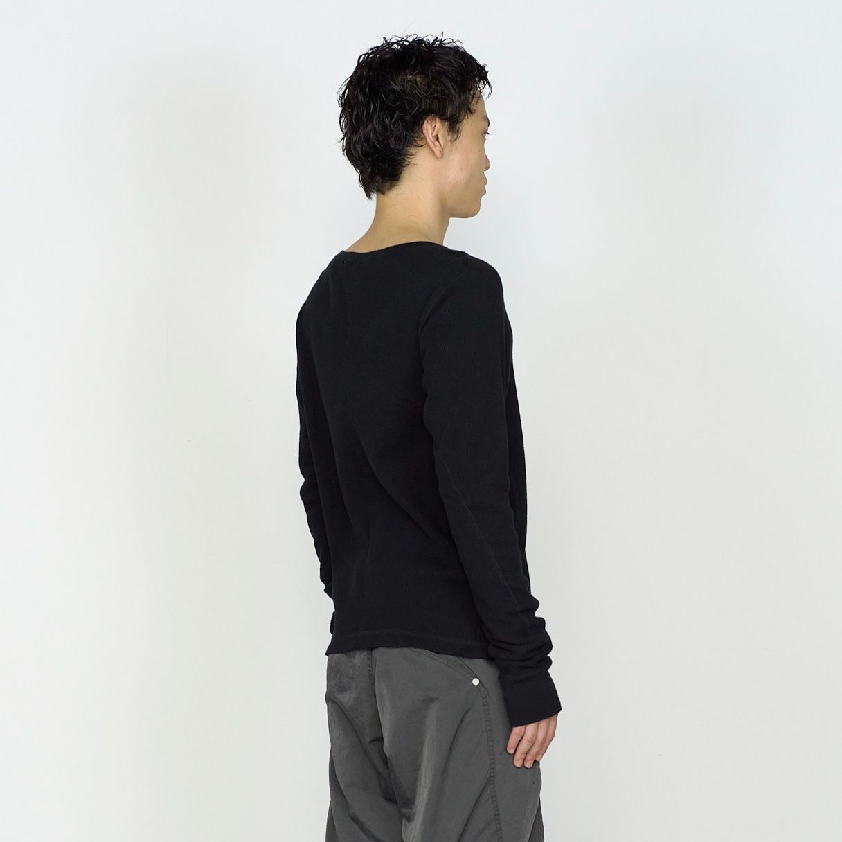 【残りわずか】Waffle Thermal Long Sleeve T-shirt