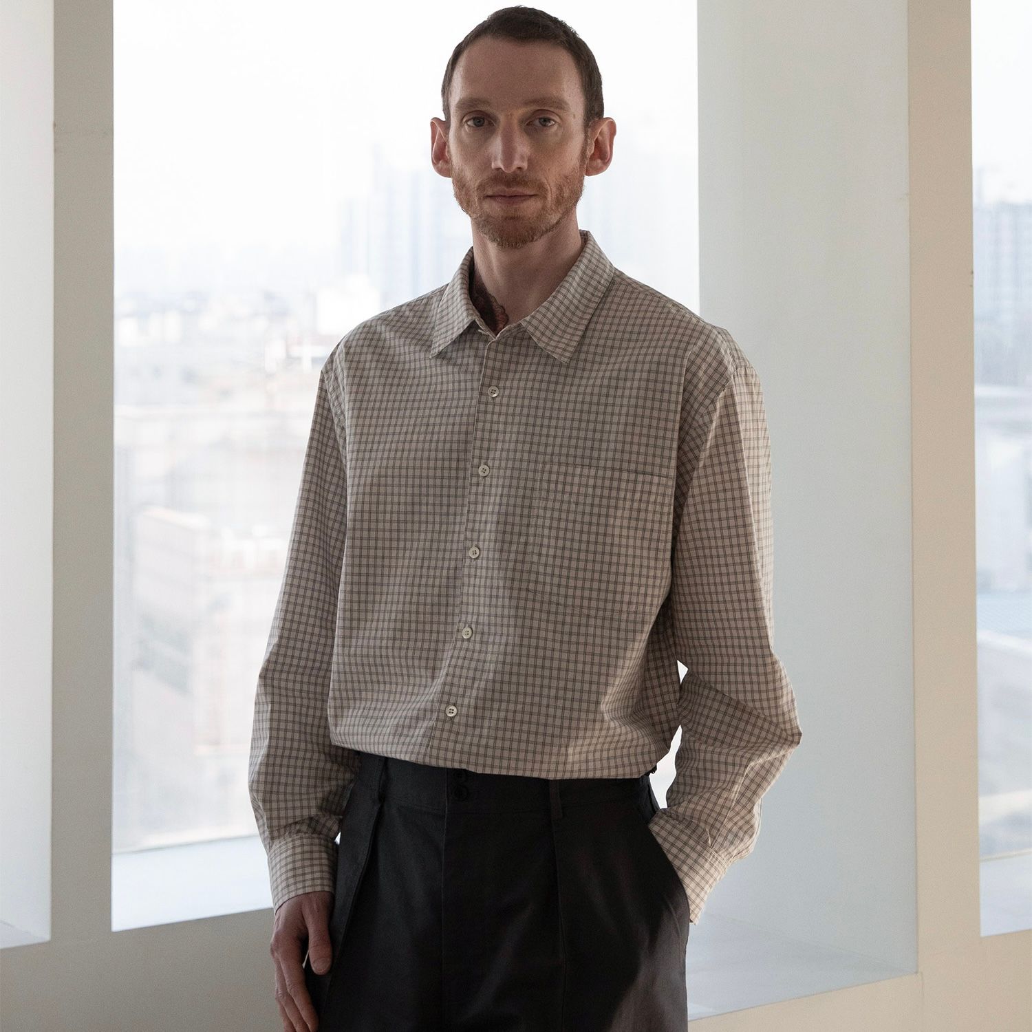 【残り一点】Ordinary Check Shirt