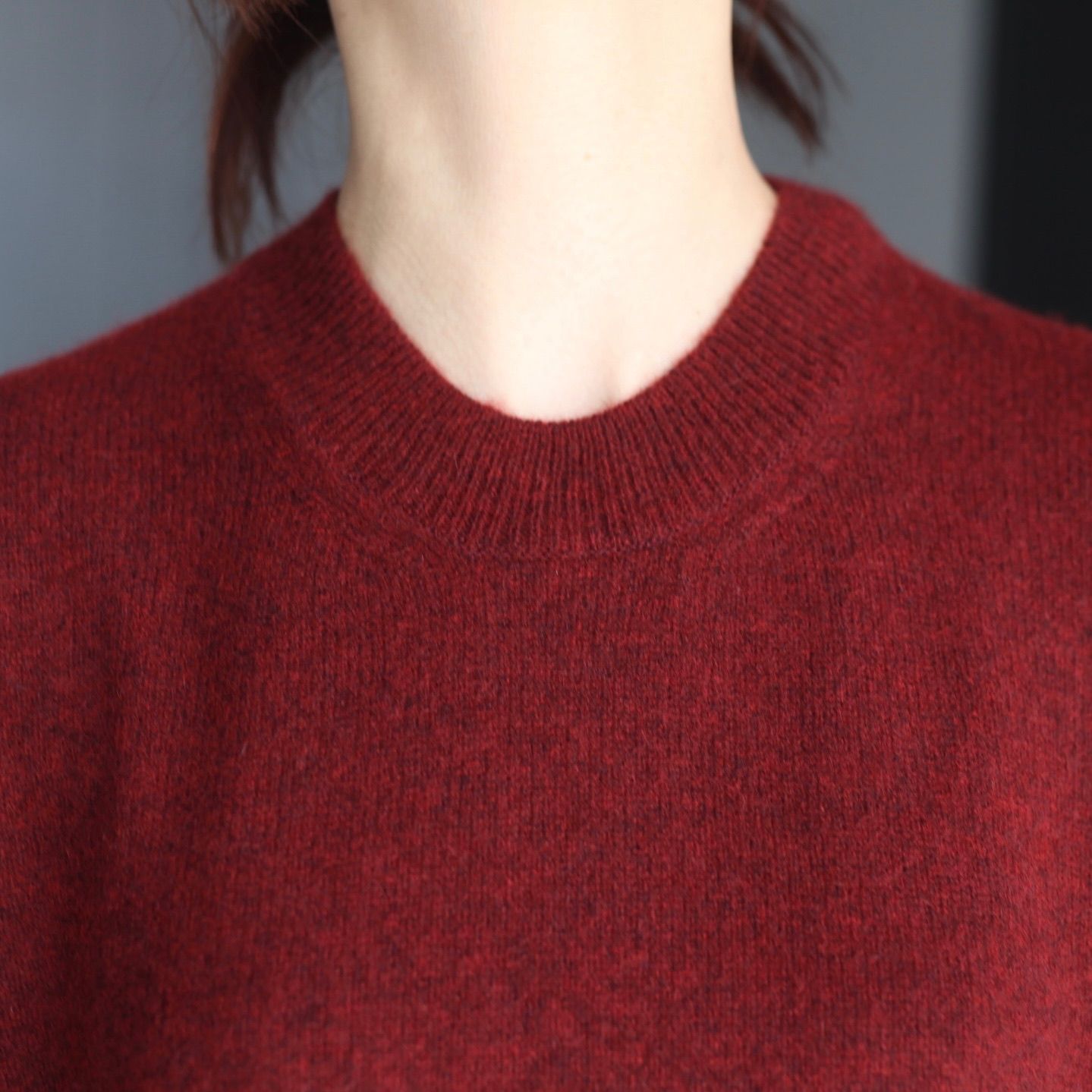 【残り一点】Cashmere Wholegarment Crewneck Sweater