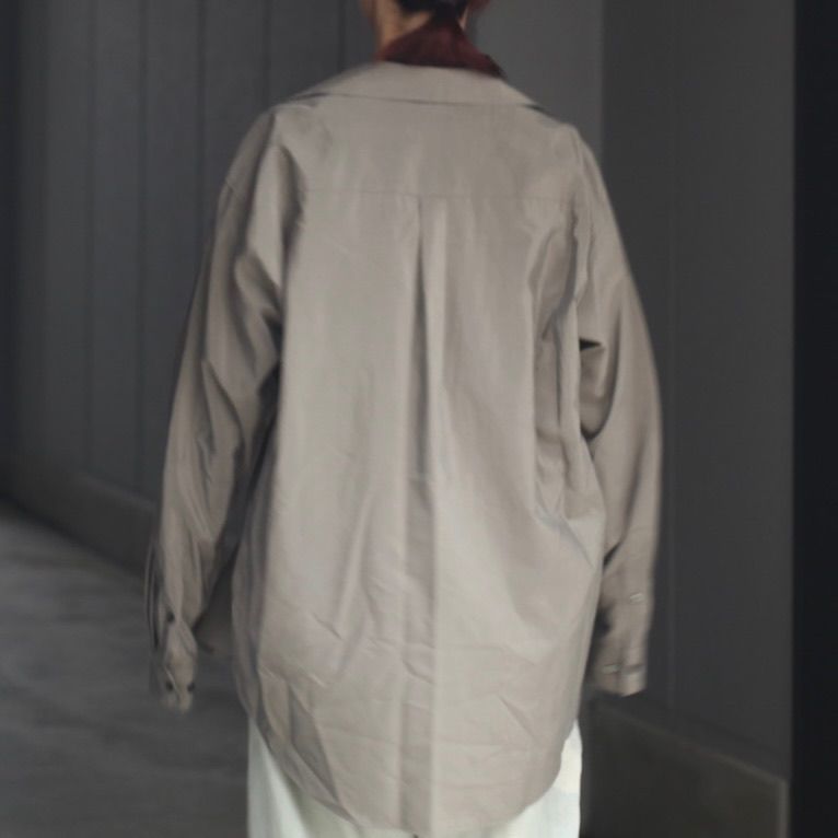 【残り一点】Silk/Nylon Oversized Skipper Shirt