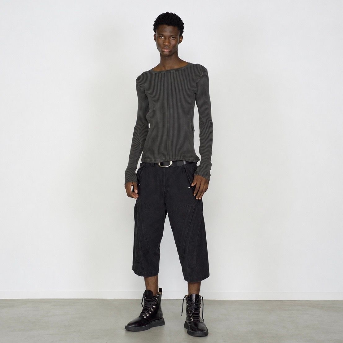 【残り一点】Ribbed Long Sleeve T-shirt