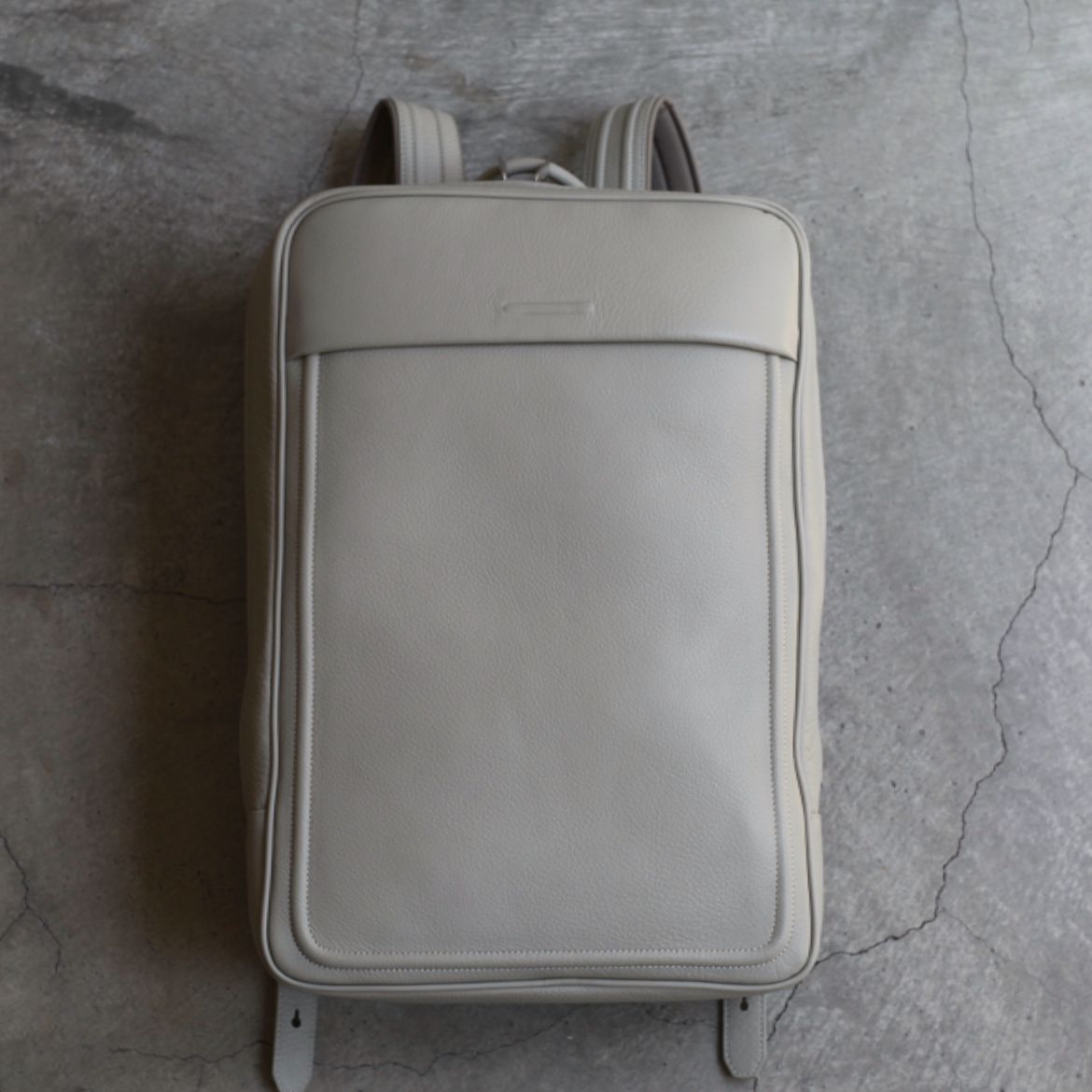 【残り一点】ソフトバックパック_Medium(WHITE BEIGE)
