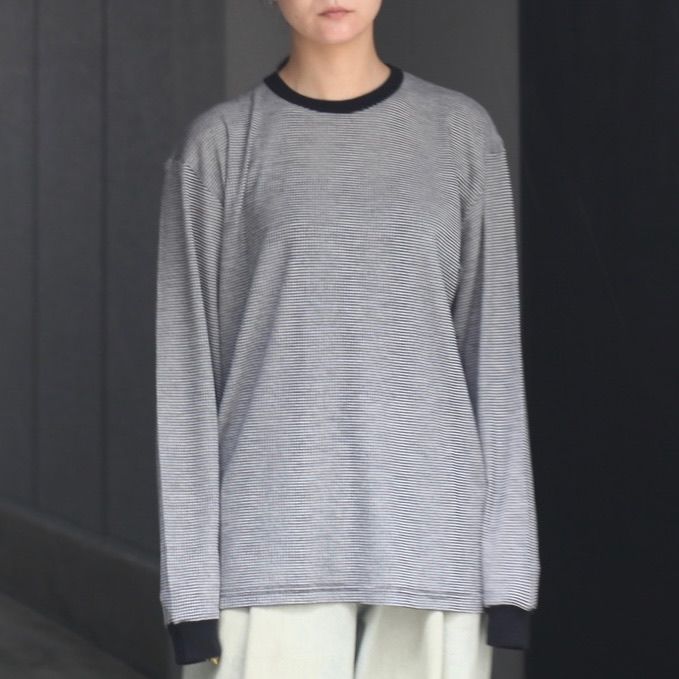 【残りわずか】Fine Wool Oversized Long Sleeve Tee