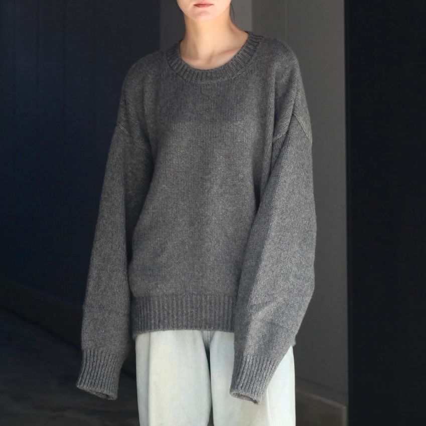 stein - 【残りわずか】Cashmere Back Buttoned Knit Jumper | ACRMTSM