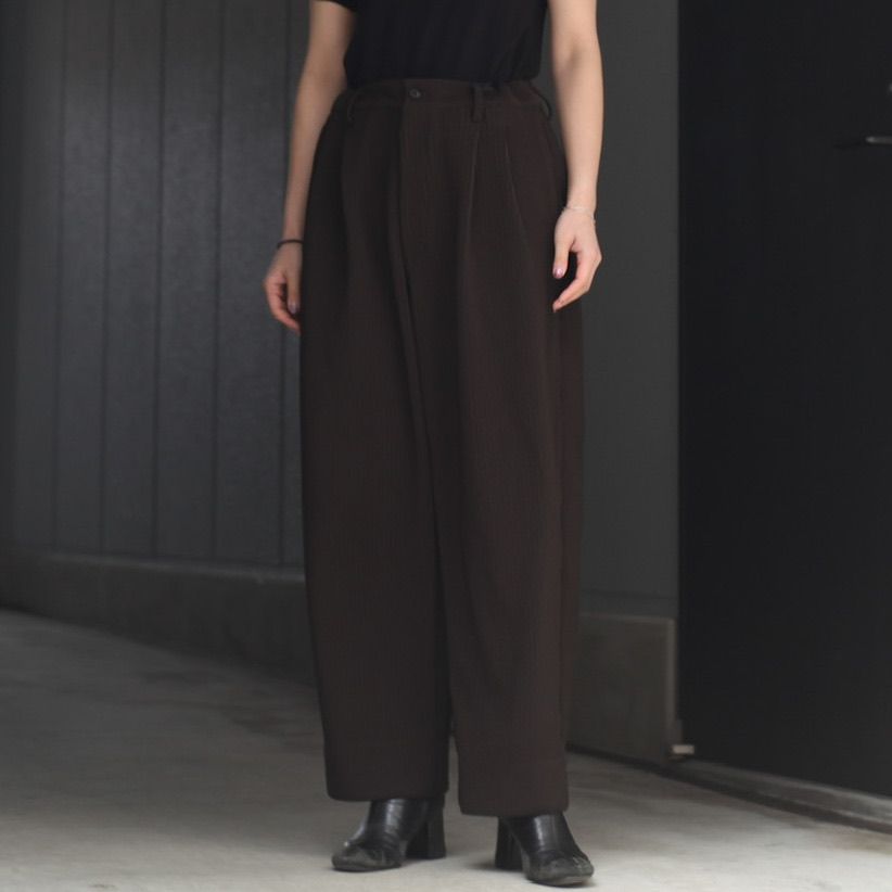 stein - 【残り一点】Gradation Pleats Wide Trousers | ACRMTSM ...