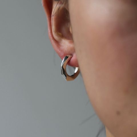 【お取り寄せ注文可能】Crockery Earring_L 右耳用(SILVER)
