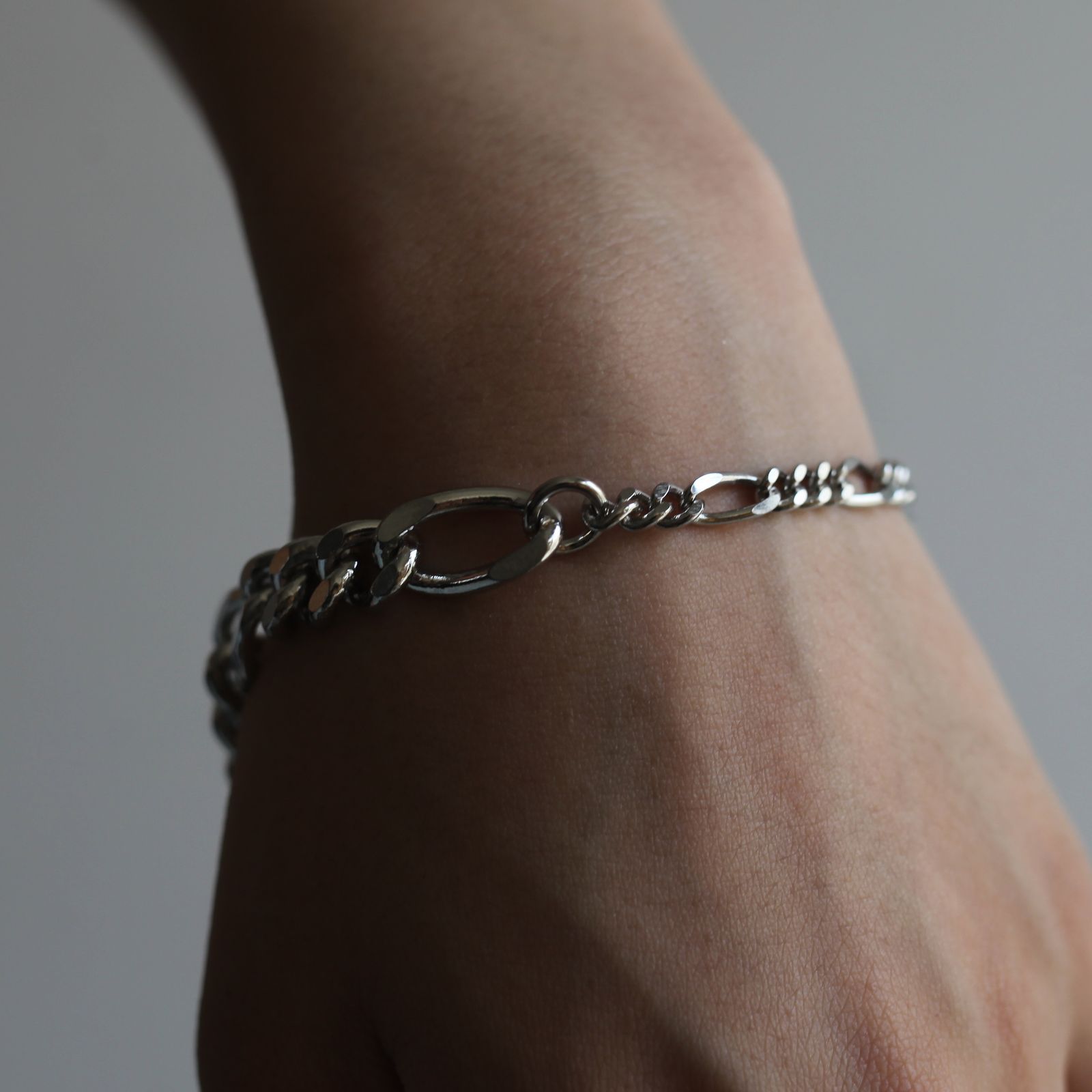【残りわずか】Combi Chain Bracelet(SILVER)