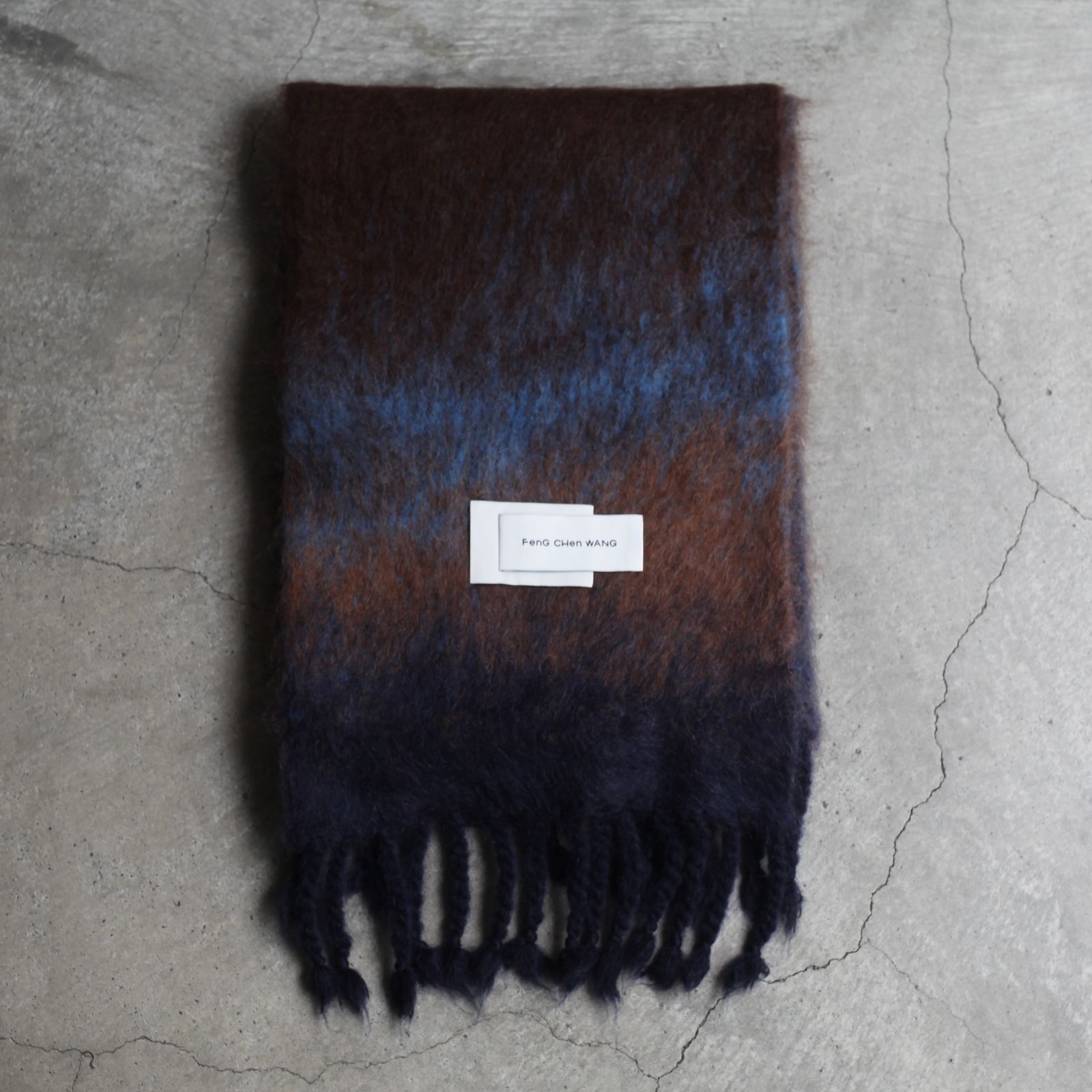 【残り一点】Gradient Jacquard Knit Scraf