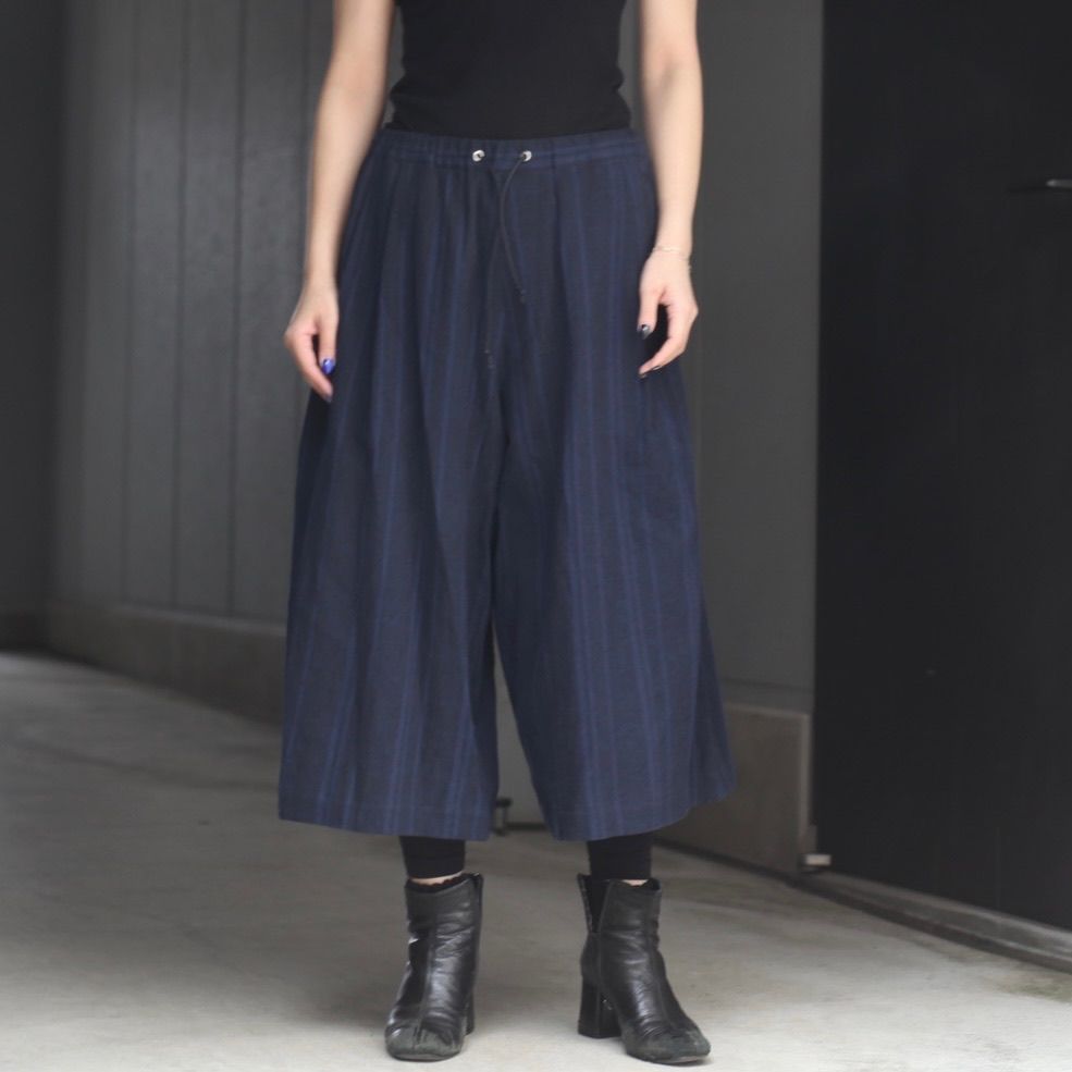 【残り一点】ワイドイージーショーツ(LINEN/COTTON)