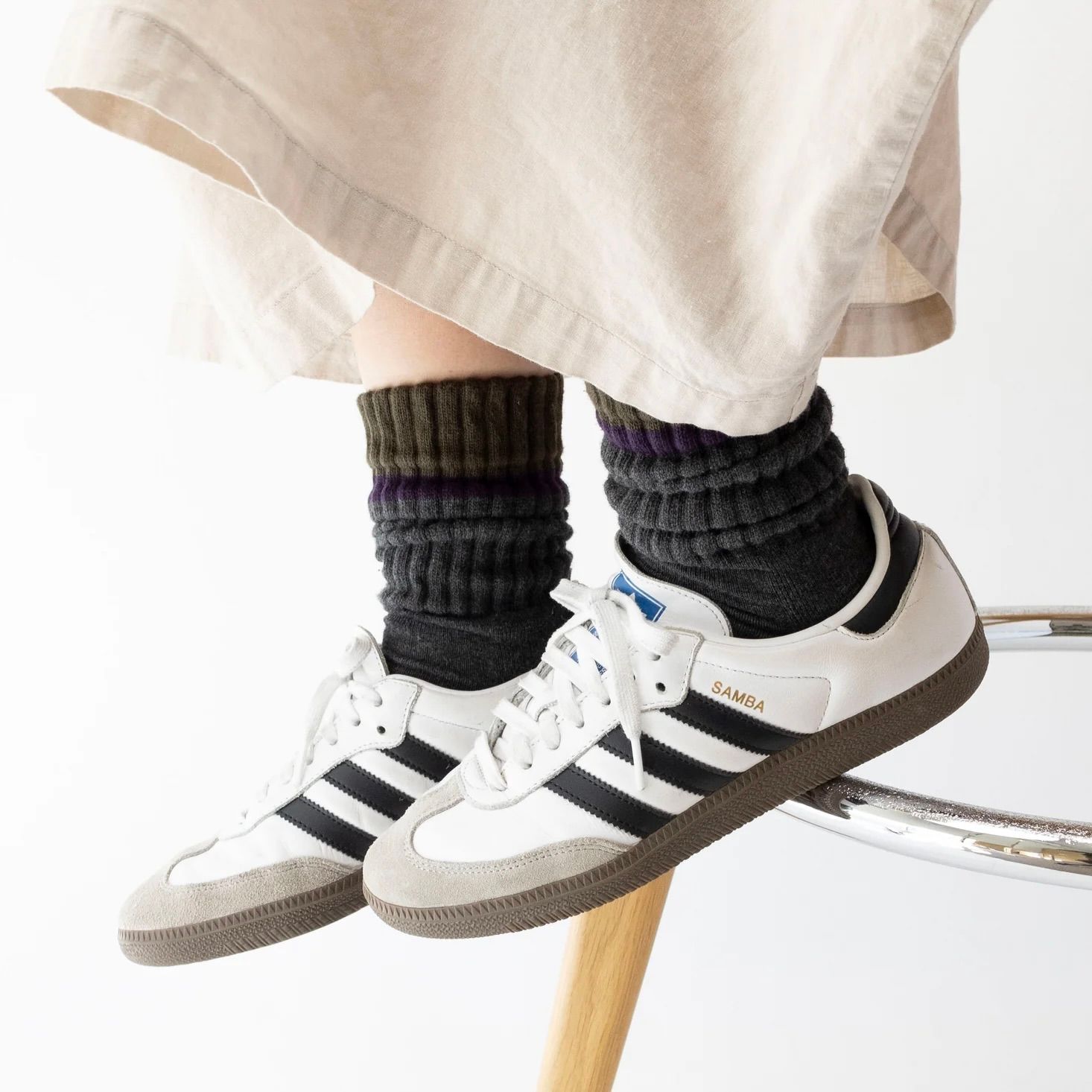 【残り一点】Rib Pile Socks