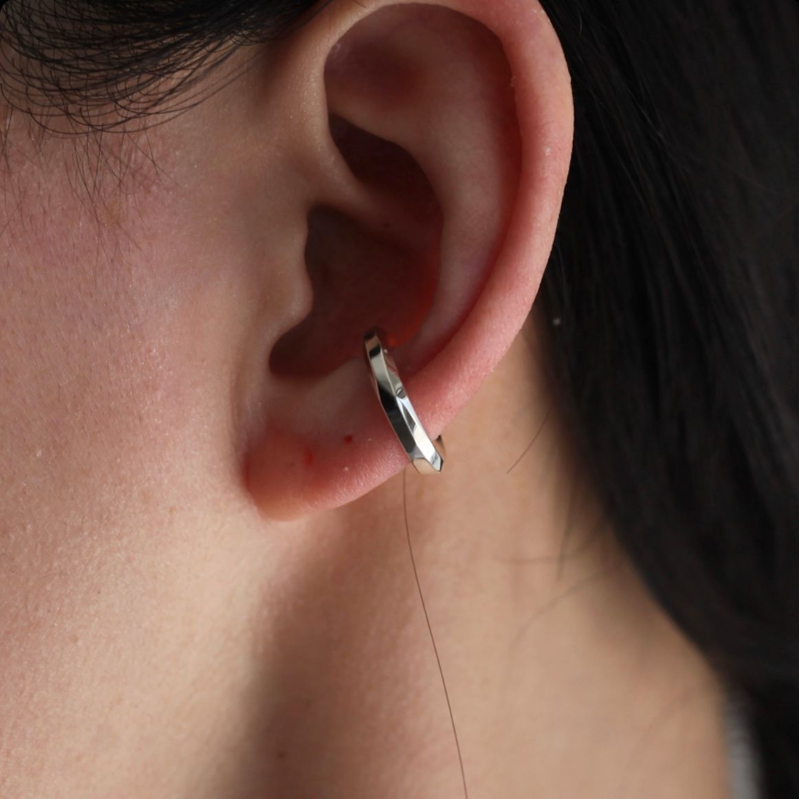 GARNI - 【残り一点】Crockery Hoop Ear Cuff_S(SILVER