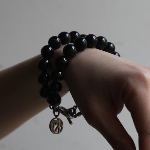 【お取り寄せ注文可能】Double Juzu Bracelet(BLACK)