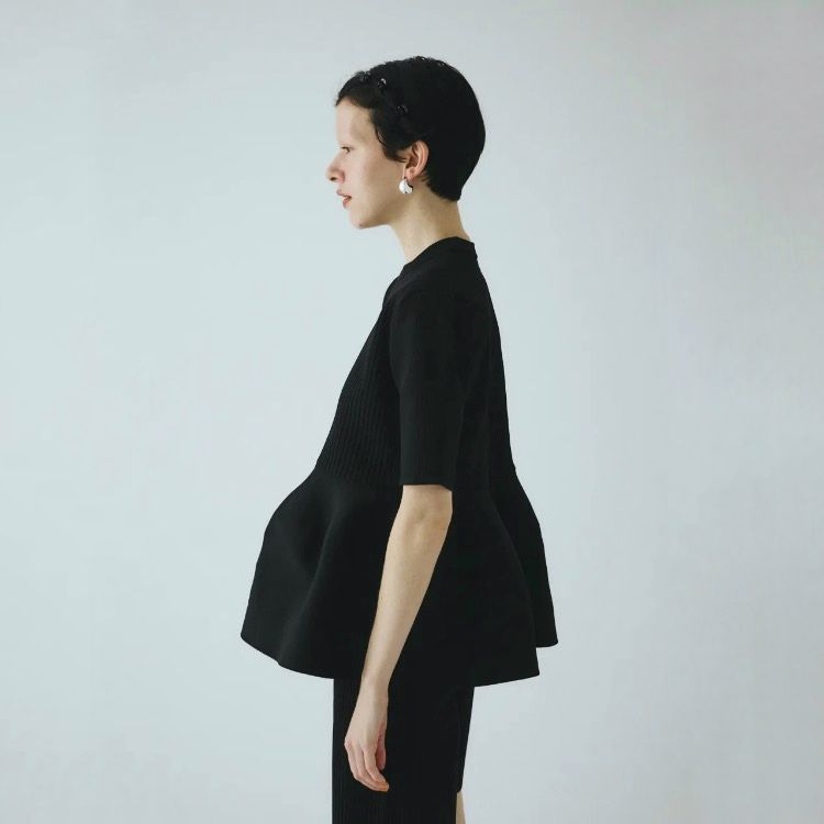 【残り一点】Flare Hem Knit Tops