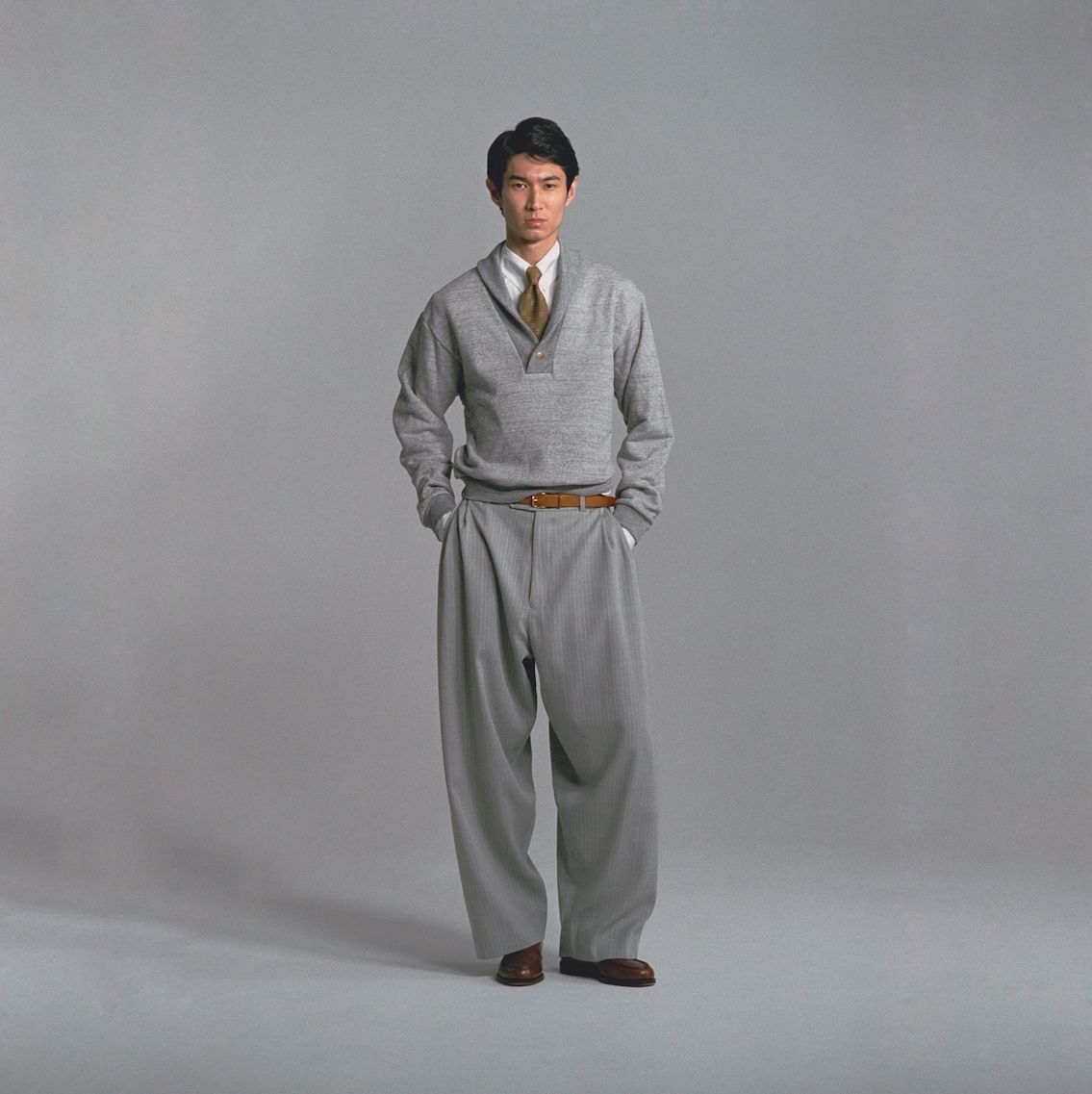 【残り一点】Double Inverted Tuck Trousers