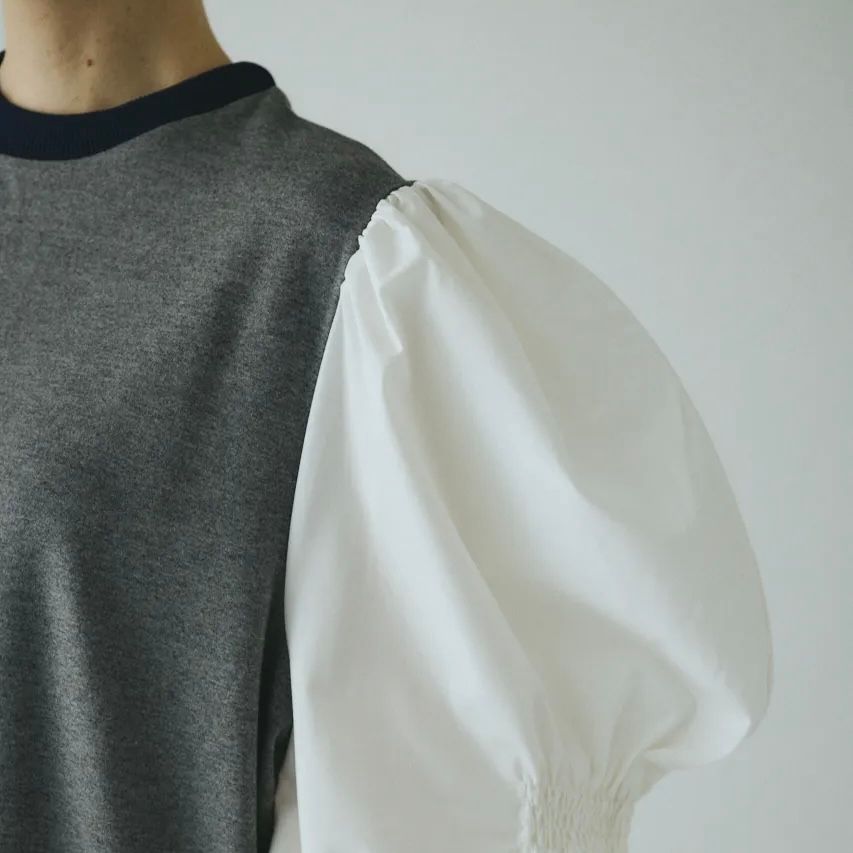 【残り一点】Shirred Balloon Sleeves Dress