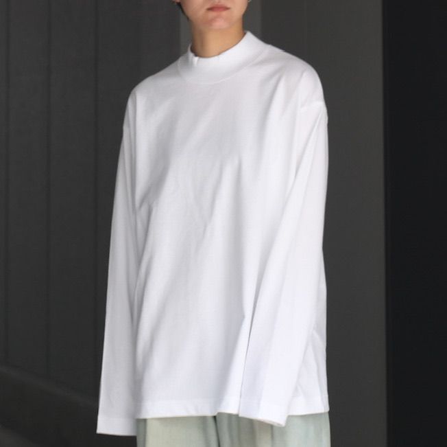 【残りわずか】12/- Air Spinning Mockneck T-shirt